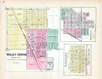 Valley-Center, Argonia, Goddard, Kansas State Atlas 1887